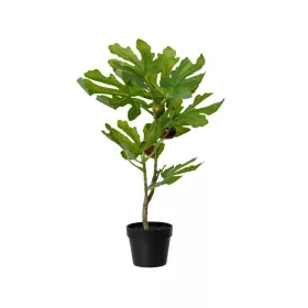 Élethű fügefa cserépben sötétlila 48cm