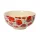 Pipacsvirágos porcelán kerek tál  12x6 cm 