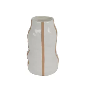 Porcelán fényes váza 11,6x10x18,5 cm