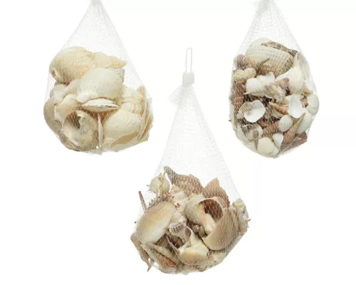 Kagyló dekoráció hálós kivitel 3 féle válaszható/db 