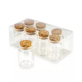Üvegcse parafadugóval 3,7*5cm 8dbdoboz