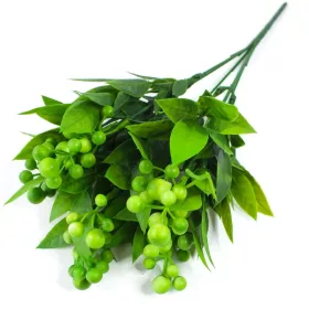Bogyós csokor zöld 33cm