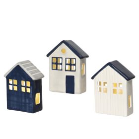 LED-es dolomit házikó meleg fehér fénnyel, 3 féle 