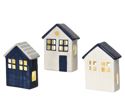 LED-es dolomit házikó meleg fehér fénnyel, 3 féle 