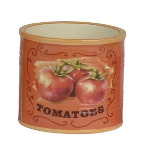 Kerámia kaspó TOMATOES, közepes méretű
