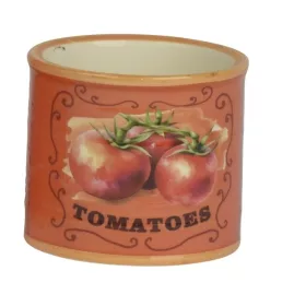 Kerámia kaspó TOMATOES, kicsi méretű