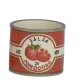 Kerámia kaspó Salsa de Pomodoro piros-fehér-zöld kicsi méret