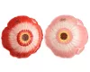 Fényes dekoratív mákvirág mintázatú tál 12x5 cm 