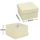 Papírdoboz négyzet 8,5*8,5cm bézs
