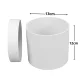 Papírdoboz henger fehér 13*12cm