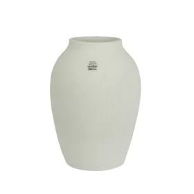   Terrakotta váza homokhatású felülettel fehér színben 30 cm