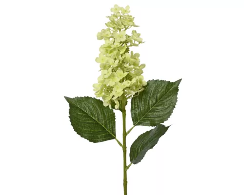 Élethű hortenzia művirág zöld színben 85 cm