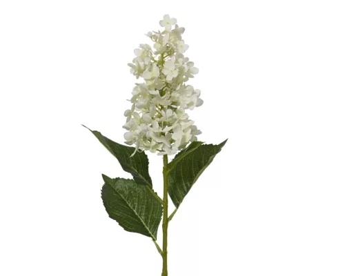 Élethű hortenzia művirág krém színben 85 cm