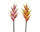 Élethű heliconia művirág dekor ág (piros-rózsaszín és narancs-sárga színben), 91 cm 2 féle válaszható/db