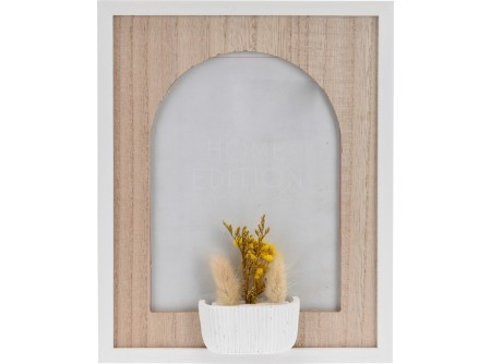 Képkeret virággal 25x20cm