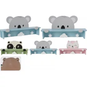   Akasztó 3 férőhelyes állatos design gyerekeknek 44x9x22cm