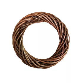 Koszorú alap vessző barna 25 cm