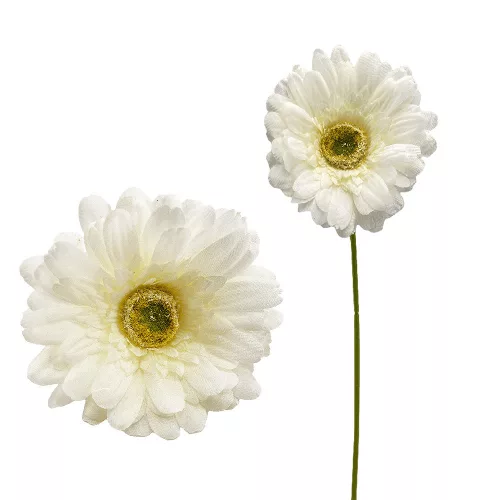 Élethű selyemvirág szálas gerbera 60 cm