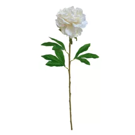 Élethű szálas babarózsa krém 65 cm