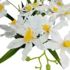 Műnövény selyem szirmú orchidea fehér 50cm