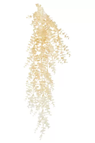 Élethű csüngő eukaliptusz 74 cm - krém