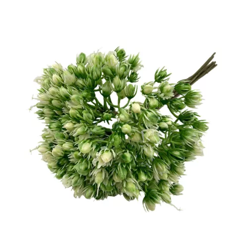 Élethű selyem díszítő csokor 30cm ivory