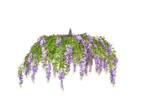  Élethű csüngő lilaakác 140 cm 