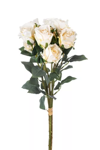 Bimbós Rózsacsokor krém 55 cm