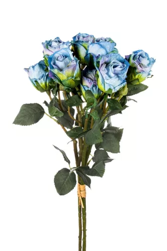 Bimbós Rózsacsokor kék 55 cm