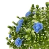 Élethű rezgős selyem virágcsokor kék 30 cm