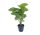 Élethű cserepes zöld műnövény 50 cm