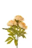 Élethű peonia csokor 50cm - sárgás