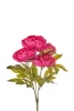 Élethű peonia csokor 50cm - erős pink