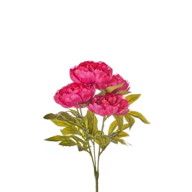 Élethű peonia csokor 50cm - erős pink
