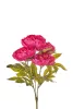 Élethű peonia csokor 50cm - erős pink