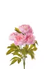 Élethű peonia csokor 50cm - mályva