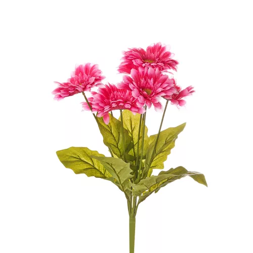 Élethű gerbera csokor fukszia 50 cm