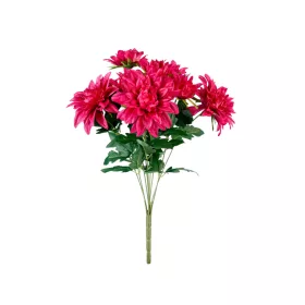 Élethű dália csokor 50cm -  erős pink