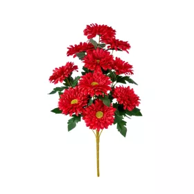 Élethű gerbera csokor 50cm - piros