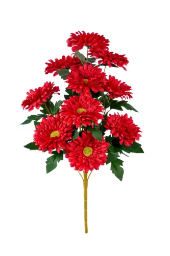 Élethű gerbera csokor 50cm - piros