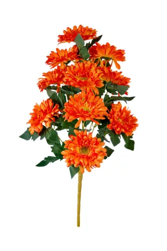 Élethű gerbera csokor narancssárga 50 cm