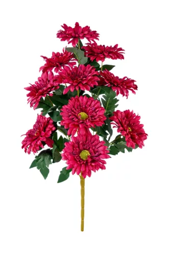 Élethű gerbera csokor fukszia 50 cm