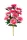 Élethű gerbera csokor sötétrózsaszín 50 cm