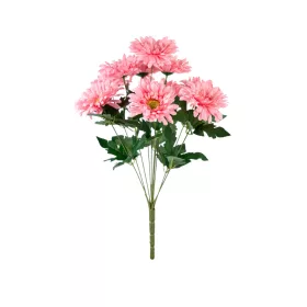 Élethű gerbera csokor rózsaszín 45 cm