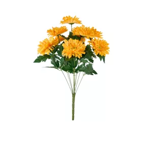 Élethű gerbera csokor sárga 45 cm