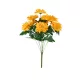 Élethű gerbera csokor sárga 45 cm