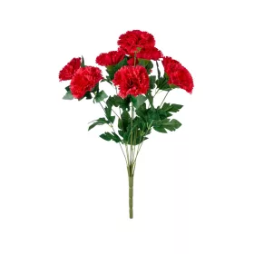 Élethű szegfű csokor 47cm -piros