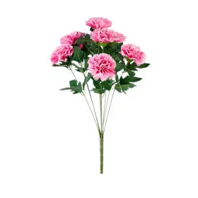 Élethű szegfű csokor 47cm -rózsaszín