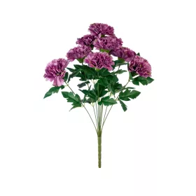 Élethű szegfű csokor 47cm -lilás