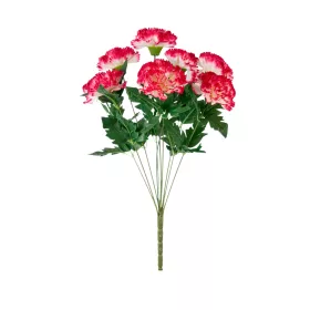 Élethű szegfű csokor 47cm - piros cirkás